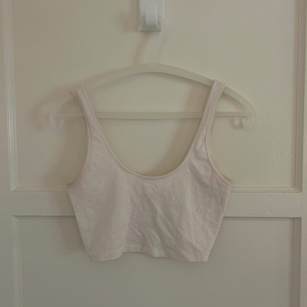 FP Movement by Free People Hot Shot Crop Tank Small White